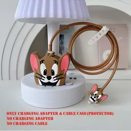Spiaty Printed Charging Adapter & Cable Protector-49