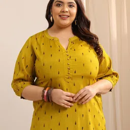 EXTRA LOVE BY LIBAS Woven Design Kurti-picture-10