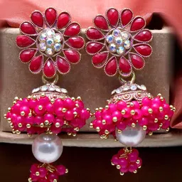 Anouk Contemporary Jhumkas Earrings-22