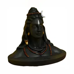 Navyaksh Black  Adiyogi Shiv ji Statue Showpiece image 4