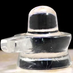 Navyaksh Transparent Shivling Religious Showpiece image 2
