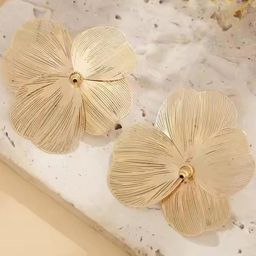 Silver Planets Women White Earrings-image-51