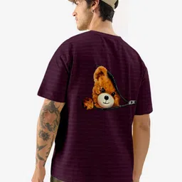 Triptee Men Graphic Printed Round Neck Pure Cotton T-shirt-picture-47