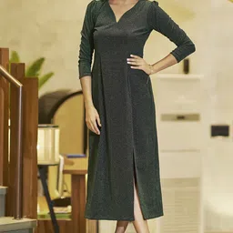 Curvy Lane Bodycon Midi Dress-33
