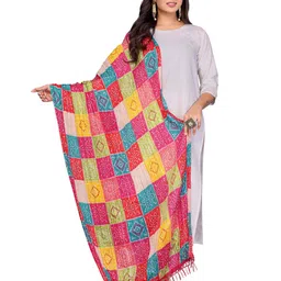 Moda Rapido Selection Of 2 Bandhani Printed Dupatta image 3