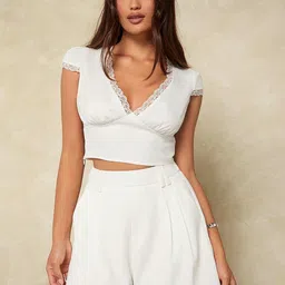 Outzidr Women Cotton Mid-Rise Relaxed Fit Shorts-image-39