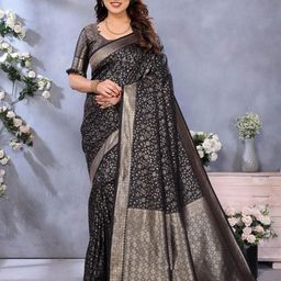 Moda Rapido Woven Design Zari Banarasi Saree-picture-5