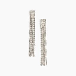 H&M Long Rhinestone Earrings-13