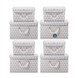 Aura Grey Set of 6 Reusable Drawer Organiser Organisers-28