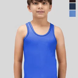 AMUL COMFY Boy Pack Of 6 Pure Cotton Innerwear Vests-image-96