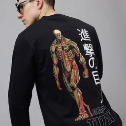 Free Authority Attack On Titan Season 1 Printed Pure Cotton T-Shirt-image-88
