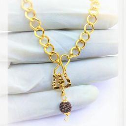 RAVIOUR LIFESTYLE Unisex Gold Pendant-picture-43