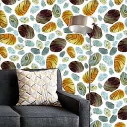 ArtzFolio Printed UV-Resistant Anti-Bacterial Watercolor Stones Peel & Stick Wallpaper-image-89