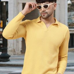 Rigo Polo Collar Pure Cotton T-shirt-picture-12