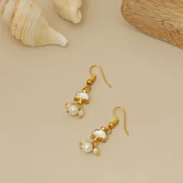 Ruby Raang Crescent Shaped Hoop Earrings-37