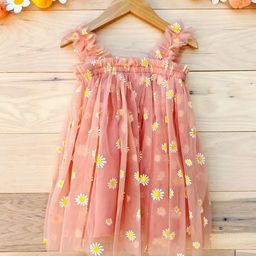 PYOS Floral Print Net Fit & Flare Mini Dress image 4