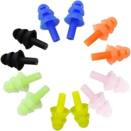 Umbrella Shape 6 Pair earplug For Studying,Meditation,Sleeping,Swimming Ear Plug-image-37