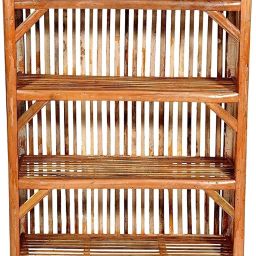 Bamboo,Cane Shoe Rack,Slipper Stand,Utility Rack,Planter Stand, Bookshelf Solid Wood Open Book Shelf-23