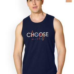 SLOWLORIS Pack Of 2 Printed Combed Cotton Gym VestsVSL26 CMB(CHS NAVY)(ADV BLACKRUST)-image-68