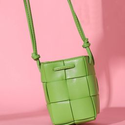 HAUTE SAUCE by Campus Sutra Leather Bucket Shoulder Bag-image-53