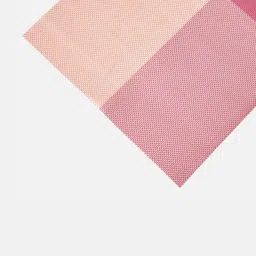 Home Centre Pink & Cream-Colored Checked Rectangular Table Runner image 5