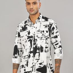 Capdazz Men Standard Colourblocked Full Sleeve Casual Shirt-image-7