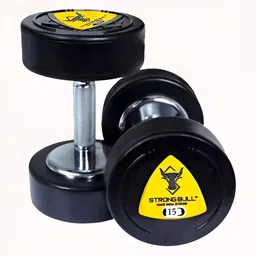 HackerX Set Of 2 Fixed Weight Dumbbell - 15Kg Each image 1