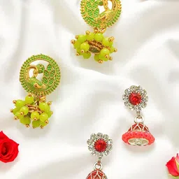 FEMMIBELLA Contemporary Studs Earrings-51