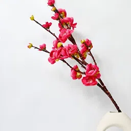 Blooming Floret Pink 1 Pieces Blossom Artificial Flower-44