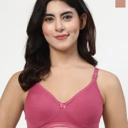 LILY ithsird Pack Of 2 Full Coverage Seamless Non Padded T-shirt Bra-image-75