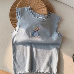 LULU & SKY Girls Graphic Printed Cotton Regular Top-image-52
