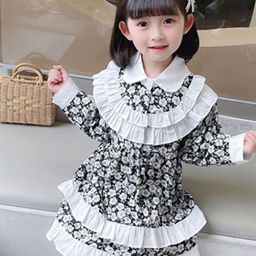 LULU & SKY Floral Print Fit & Flare Dress-picture-0