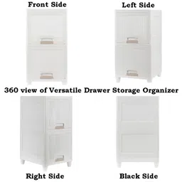 Sasimo White Set of 1 Water Resistant Multi-Utility Organisers image 2