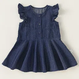 LULU & SKY Flutter Sleeve Fit & Flare Dress-image-82