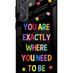 QRIOH Typography Printed Samsung Galaxy M55 5G Back Case Mobile Accessories-picture-38