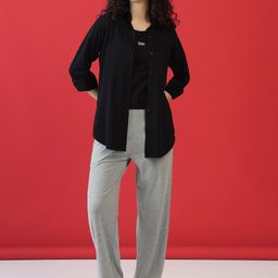 PRRODALITY Pure Cotton T-shirt & Shirt With Trousers Co-Ords-image-43