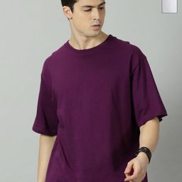 GLOWBERRY Pack Of 2 Men Organic Cotton T-shirt-image-95