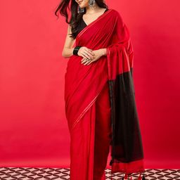 Anouk Ethnic Motifs Zari Mysore Silk Saree-image-101