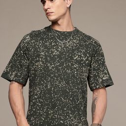 Moda Rapido Oversized Washed Effect Dyed Round Neck T-Shirt-picture-27