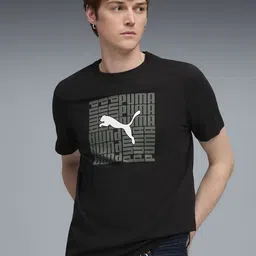 Puma House Of Graphics Printed Pure Cotton T-Shirt-picture-24