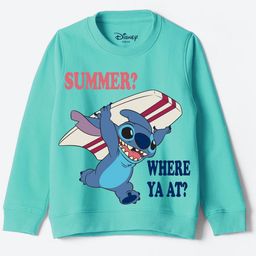 YK Disney Unisex Kids Graphic Printed Round Neck Cotton Pullover Sweatshirt-image-95