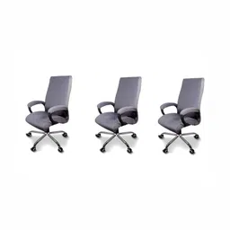 The Furnishing Tree Set Of 3 Grey Protector Seat Slipcovers With Handle Chair Cover-image-45