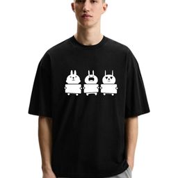 Fashnobic Men Graphic Printed Round Neck Cotton Oversized T-shirt-image-64