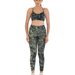 STRCH Abstract Medium Coverage Anti Odour Lightly Padded Sports Bra-11