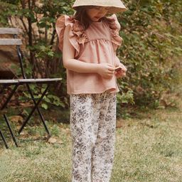 LULU & SKY Floral Print Top-9