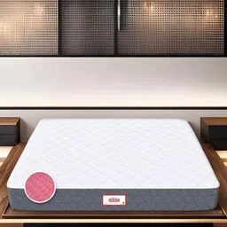 COIRFIT Grey & White Quilted High Resilience Foam Anti-Microbial Double Size Mattress-37