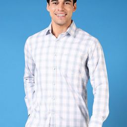V-Mart Men Opaque Checked Casual Shirt-picture-5