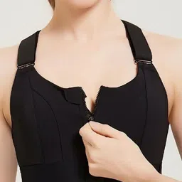 Poftik Women Women High Impact Adjustable Straps Padded Rapid-Dry Workout Sports Bra-22
