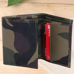Provogue Men Camouflage Printed Three Fold Wallet-36