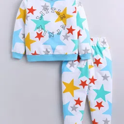 LITTLE NINJA Boys Printed Pure Cotton Sweatshirt With Joggers-picture-12